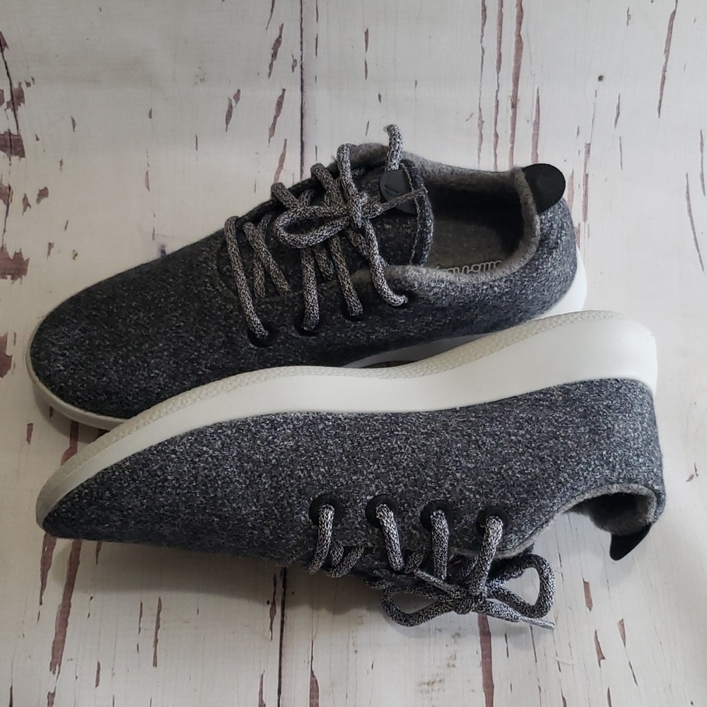 Allbirds 8 mens gray merino casual shoes - Picture 6 of 8